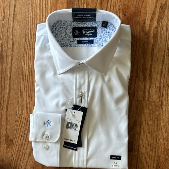 Penguin men’s dress shirt.  New with tags - Picture 2 of 4